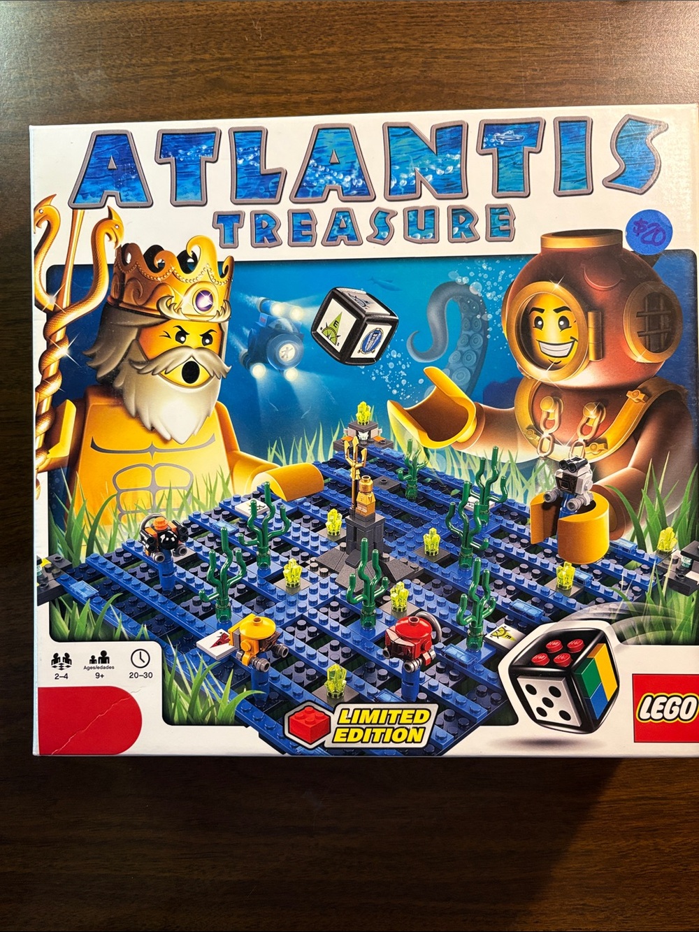 LEGO Atlantis Treasure Game - Blue, Yellow, Green